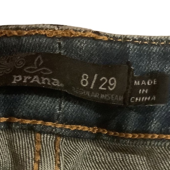 Prana London Jean Women’s Size 8 / 29 Straight Leg Stretch Denim - Picture 4 of 10